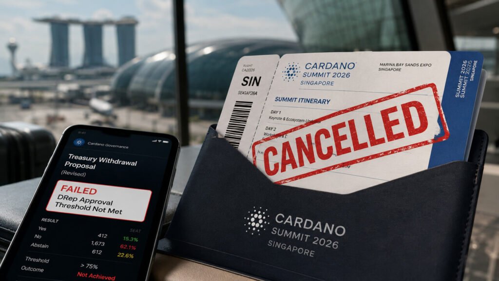 Cardano 2026 Summit Canceled After Treasury Vote Misses Key Threshold Cardano 2026 Summit canceled after treasury vote misses key threshold